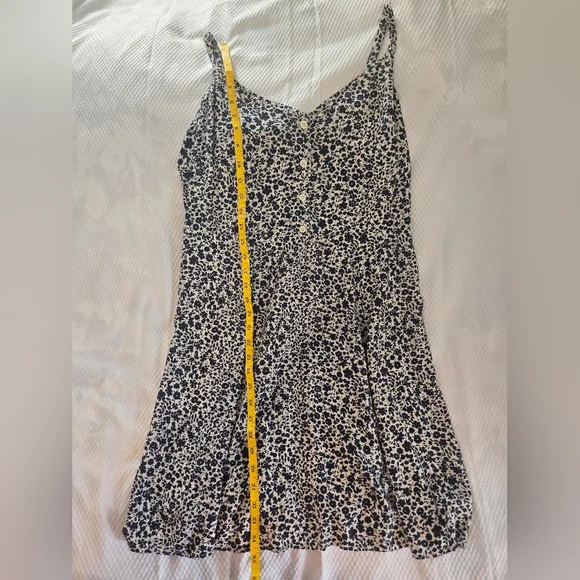 GAP Blue/white Floral Spaghetti Strap Sundress Size L - Picture 7 of 7